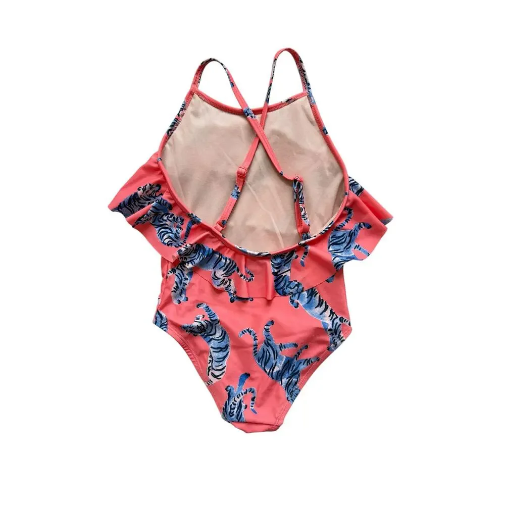 Tea Collection Portugal Tiger Onepiece Swimsuit Size 5